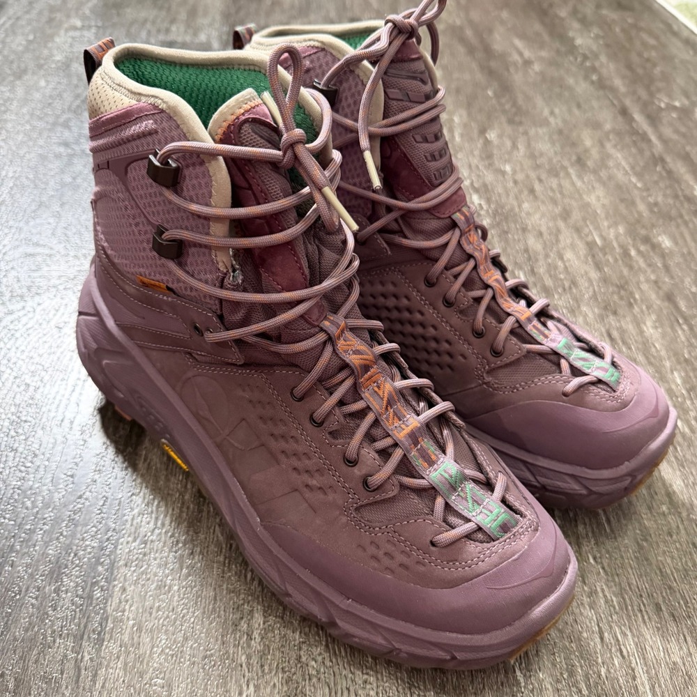 Hoka One One x Bodega Kaha GTX Boots Mens 9.5 Purple GORE-TEX Vibram Hiking